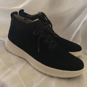 Fitflop RALLY Airyknit Sneakers Black Size 7 New